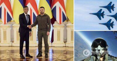 Военная помощь Украине – Сунак после переговоров с Зеленским сделал заявление по истребителям для Украины