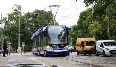В Риге с рельсов сошел 1-й трамвай; движение уже восстановлено