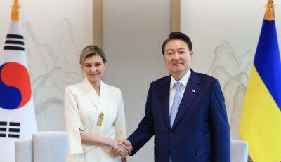Елена Зеленская в Южной Корее встретилась с президентом – что известно о визите первой леди – фото