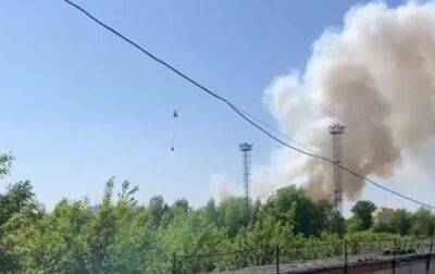 В Москве возник пожар в районе завода Москвич