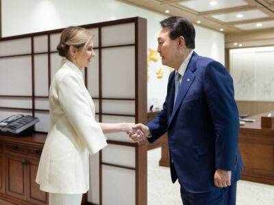 Зеленская в Сеуле встретилась с президентом Южной Кореи: обсудили потребность Украины в средствах ПВО