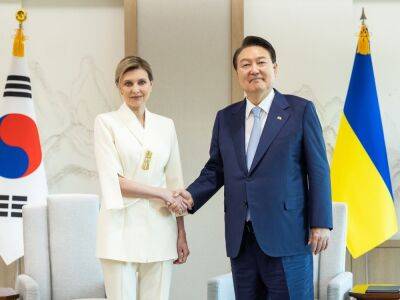 Зеленская обсудила с президентом Южной Кореи потребности Украины в ПВО. Первая леди отправилась в страну как спецпосланник президента