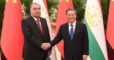 Эмомали Рахмон встретился с Премьер-министром Государственного совета КНР Ли Цяном