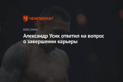 Александр Усик ответил на вопрос о завершении карьеры