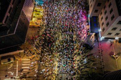 Моше Гафни - Многотысячная демонстрация из Рамат-Гана в Бней-Брак - news.israelinfo.co.il - Гана