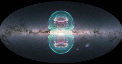 Астрономы выяснили, что же на самом деле надувает огромные пузыри в центре Млечного Пути
