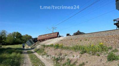 В Крыму &#8722; взрыв на железной дороге: сошли несколько вагонов