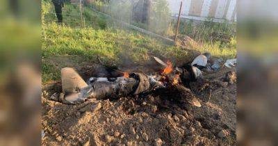 Массированный удар врага по Украине: в полиции показали обломки российских ракет, упавших на Киевщину