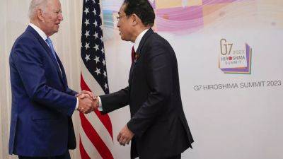 Лидеры «Большой семёрки» прибывают в Хиросиму