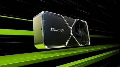 NVIDIA анонсировала видеокарты GeForce RTX 4060 Ti 8 ГБ ($399), 4060 Ti 16 ГБ ($499) и RTX 4060 за $299 — две последние появятся в июле