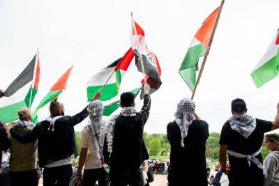 Ответ ХАМАС на «парад флагов»: сотни палестинцев с флагами у пограничного забора Газы