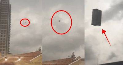 Летающий диван заметили в небе над столицей Турции: видео стало вирусным в сети