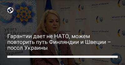 Гарантии дает не НАТО, можем повторить путь Финляндии и Швеции – посол Украины - liga.net - США - Украина - Англия - Швеция - Вильнюс - Финляндия