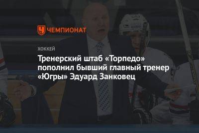 Тренерский штаб «Торпедо» пополнил бывший главный тренер «Югры» Эдуард Занковец