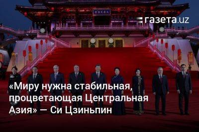 «Миру нужна стабильная, процветающая Центральная Азия» — Си Цзиньпин