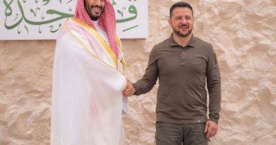 Зеленский встретился с наследным принцем Саудовской Аравии (ФОТО)