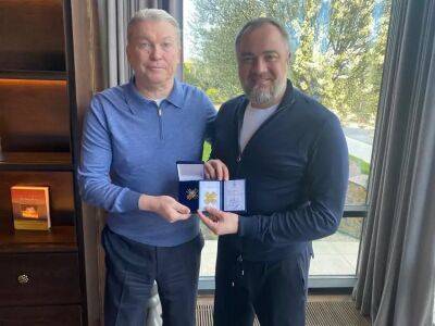 Блохин награжден орденом Легенда украинского футбола