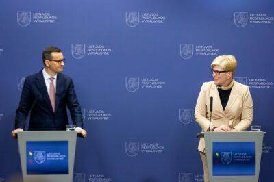 Матеуш Моравецкий - Ингрида Шимоните - Премьер Литвы называет новые планы обороны солидными, но акцентирует вопрос их реализации - obzor.lt - США - Польша - Литва - Европа