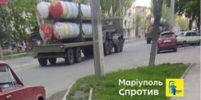 В Мариуполе оккупанты перевозят комплекты с ракетами С-300 в сторону Запорожья