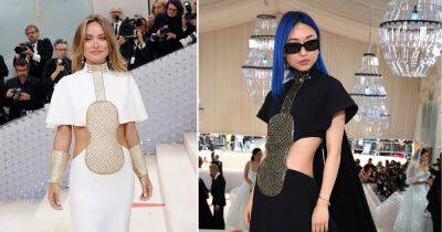 Модный провал. Оливия Уайлд и редактор Vogue China появились на Met Gala 2023 в одинаковых платьях