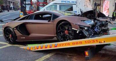 ДТП на миллион: редчайший суперкар Lamborghini разбили в нелепой аварии (видео)