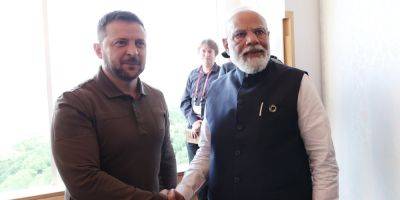 Зеленский встретился с премьером Индии в Хиросиме