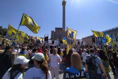 Годовщина оккупации Мариуполя – в Киеве провели акцию в честь защитников Азовстали