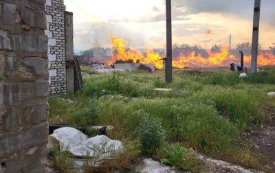 Россияне обстреляли Купянск, вспыхнул пожар
