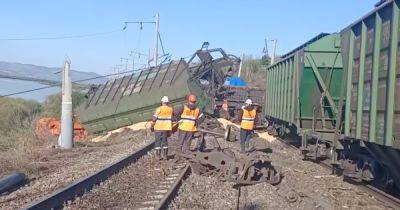 Рельсовая война: На Забайкальской железной дороге масштабная авария (ФОТО)