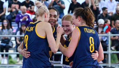 Женская сборная Украины по баскетболу 3х3 заняла третье место на этапе Мировой серии в Астаре