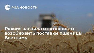 Секретариат Медведева заявил о готовности России возобновить поставки пшеницы Вьетнаму