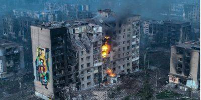 «Город гибнет». 93-я бригада показала как выглядит Бахмут с дрона