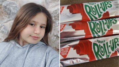 Из-за ажиотажа с конфетами Roll-Ups 11-летняя Майя покрылась ужасной сыпью
