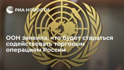 Дюжаррик: ООН будет стараться содействовать торговым операциям России в продуктовой сделке