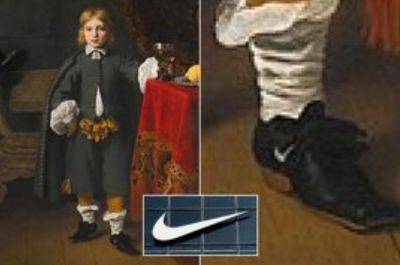 Путешествия во времени реальны? "Кроссовки Nike" замечена на картине 400-летней давности