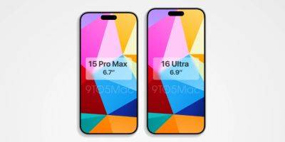 Минг Чи Куо - Первые рендеры iPhone 16 Pro Max демонстрируют увеличенный дисплей 6,9 дюйма - itc.ua - Украина