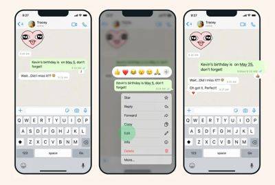 WhatsApp разрешил редактировать отправленные сообщения — только в течение первых 15 мин после отправки