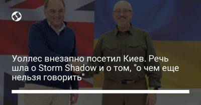 Уоллес внезапно посетил Киев. Речь шла о Storm Shadow и о том, "о чем еще нельзя говорить"