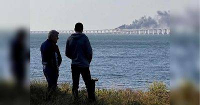 Над Крымским мостом появился дым, оккупанты заявили о «обучении»