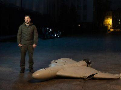 Зеленский заявил, что украинские защитники сбили уже почти 900 дронов-камикадзе Shahed