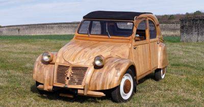 Из груши, вишни и ореха: во Франции создали первое в мире полностью деревянное авто (фото)