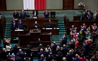 Глава ВРУ выступил в парламенте Польши