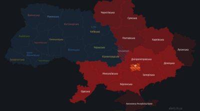 Из-за активности вражеской авиации в ряде областей Украины объявлена воздушная тревога
