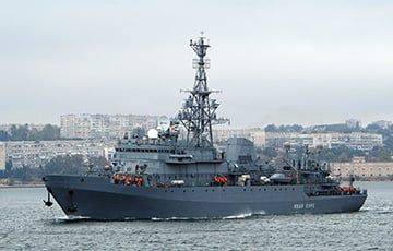 Атакованный морскими дронами российский корабль «Иван Хурс» исчез