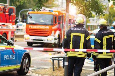 В центре Гамбурга произошёл крупный пожар