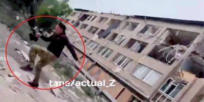 Хотели контент? Получили. Пропагандисты РФ попали в Донецке под обстрел, снимая репортажа о предыдущем ударе — видео