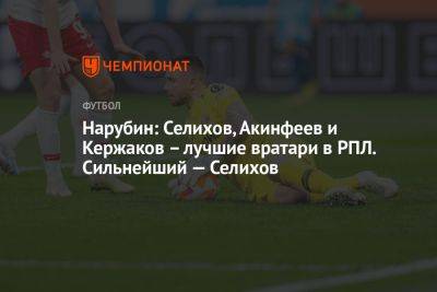 Нарубин: Селихов, Акинфеев и Кержаков – лучшие вратари в РПЛ. Сильнейший — Селихов