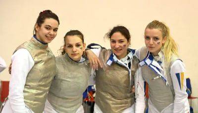 Женская сборная Украины по фехтованию на рапирах выиграла серебро чемпионата Европы U-23