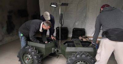В Запорожье придумали наземный дрон для поддержки военных: зачем он нужен в бою (видео)