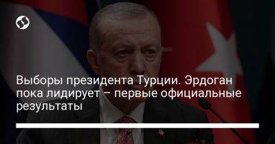 Выборы президента Турции. Эрдоган пока лидирует – первые официальные результаты